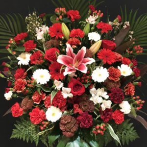 Red Bloom Stand Flower